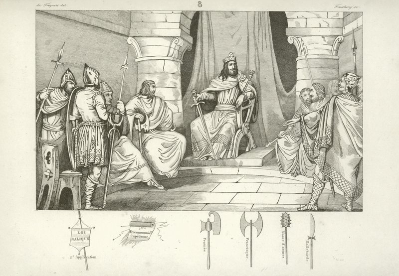 Charibert I, Frankish King of Paris by French School