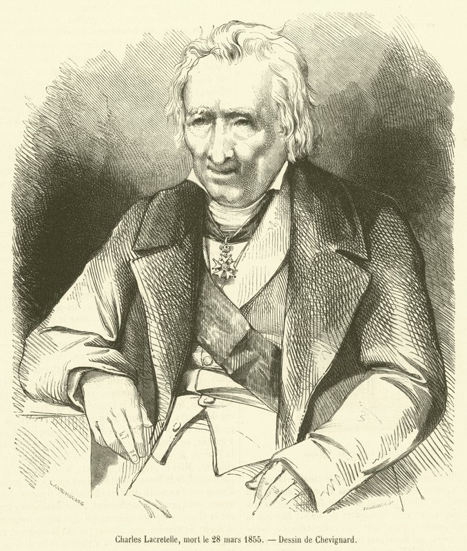 Charles Lacretelle, died March 28, 1855 by French School