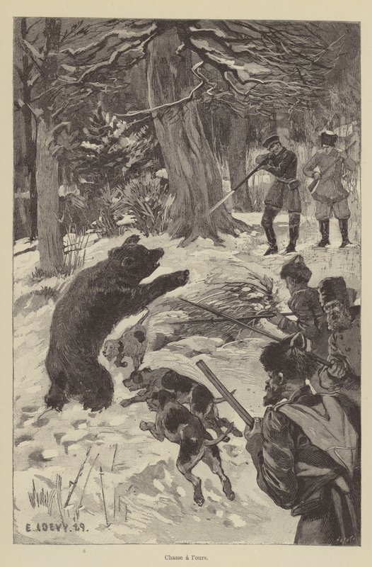 Bear Hunt by French School