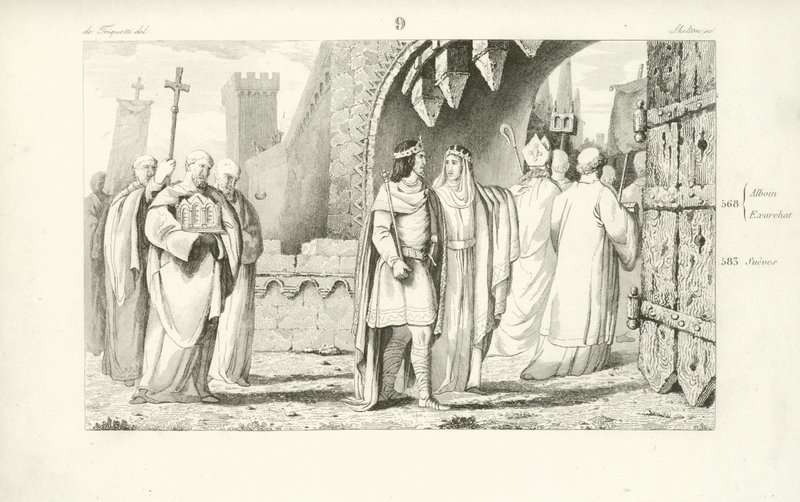 Chilperic I, Frankish King of Neustria by French School
