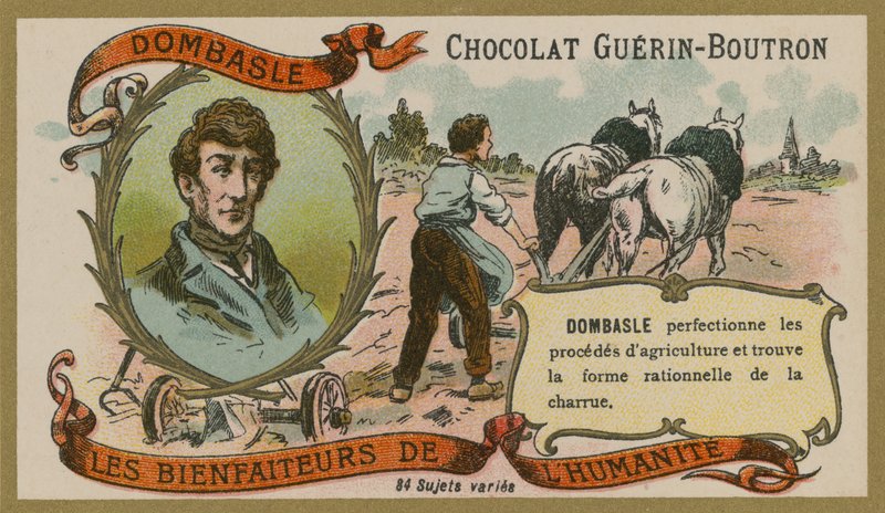 Chocolat Guerin-Boutron Trade Card, Christophe Mathieu de Dombasle by French School