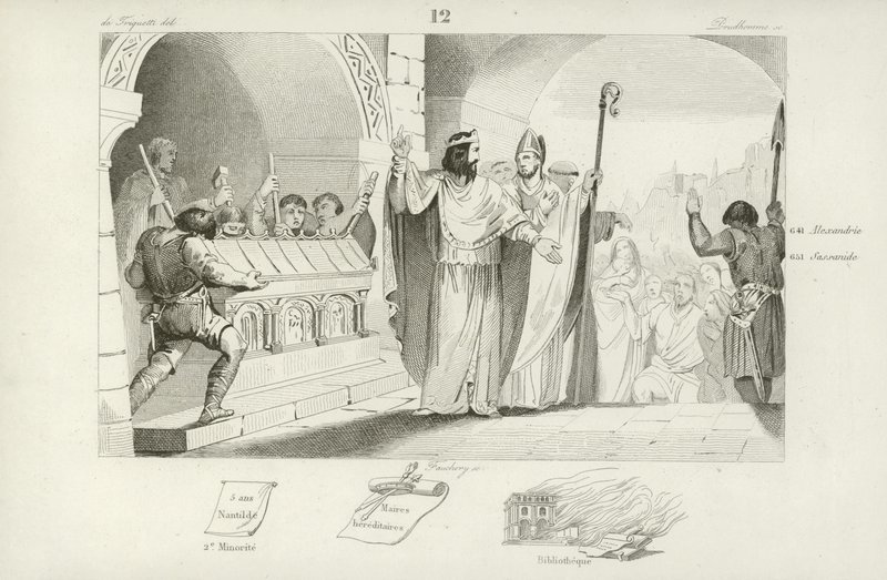 Clovis II, Frankish King of Neustria and Burgundy by French School