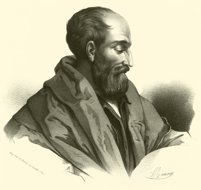Correggio, portrait by French School