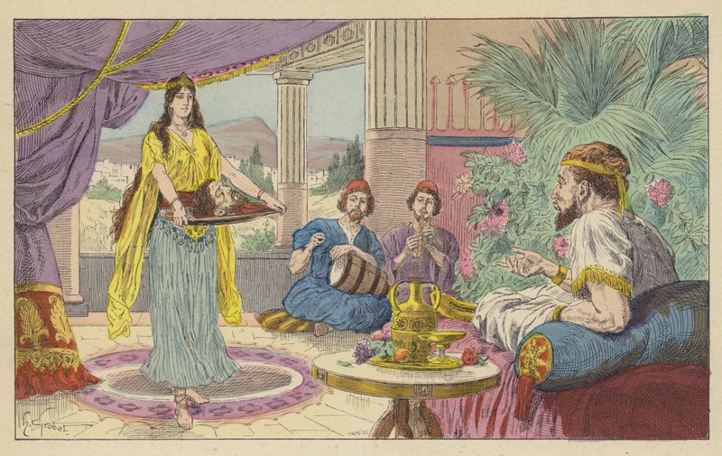 Death of St John the Baptist by French School