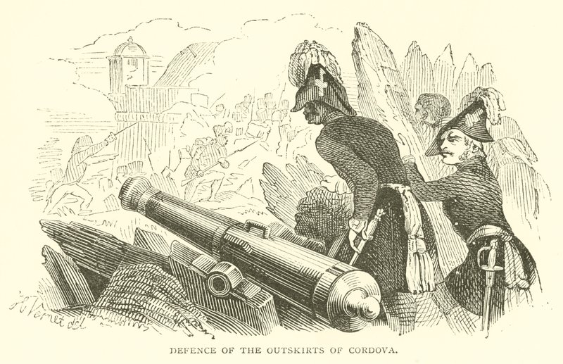 Defence of the outskirts of Cordova by French School