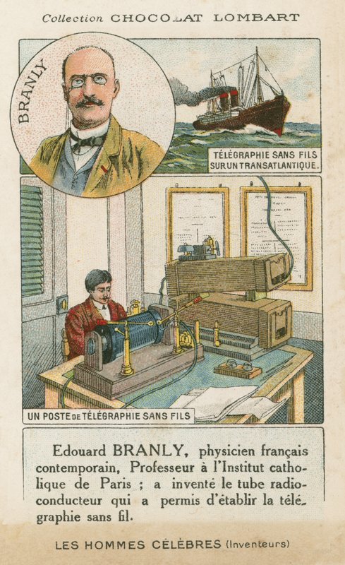 Edouard Branly by French School