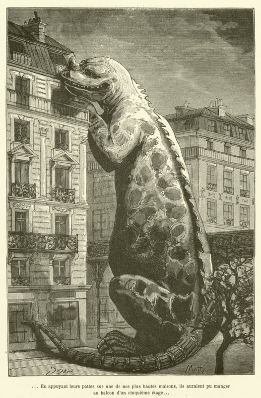... By Resting Their Paws on One of Our Tallest Houses, They Could Have Eaten from a Fifth-Floor Balcony by French School