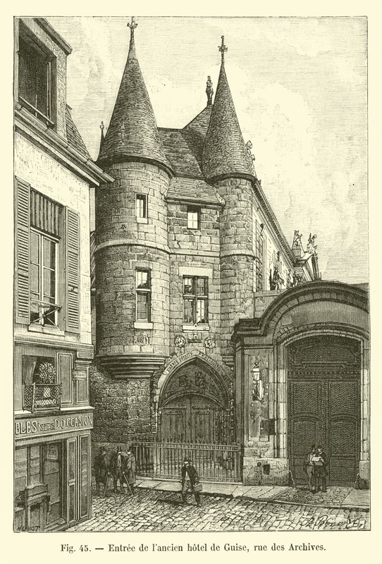 Entrance of the Former Hotel de Guise, Rue des Archives by French School