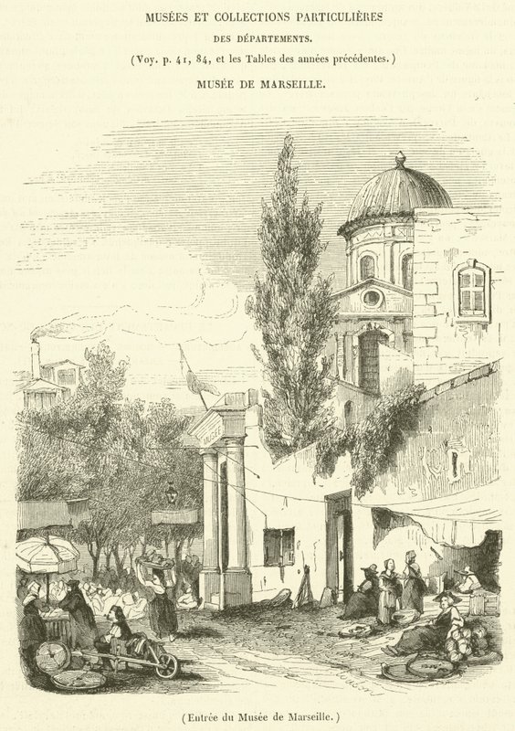 Entrance of the Marseille Museum by French School