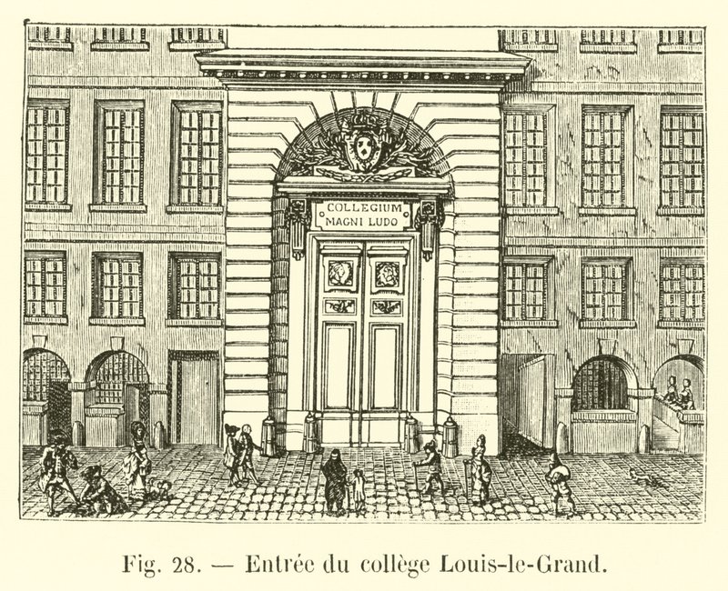 Entrance to the College Louis-le-Grand by French School