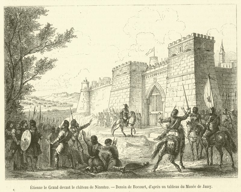 Stephen the Great Before the Castle of Niamtzo by French School