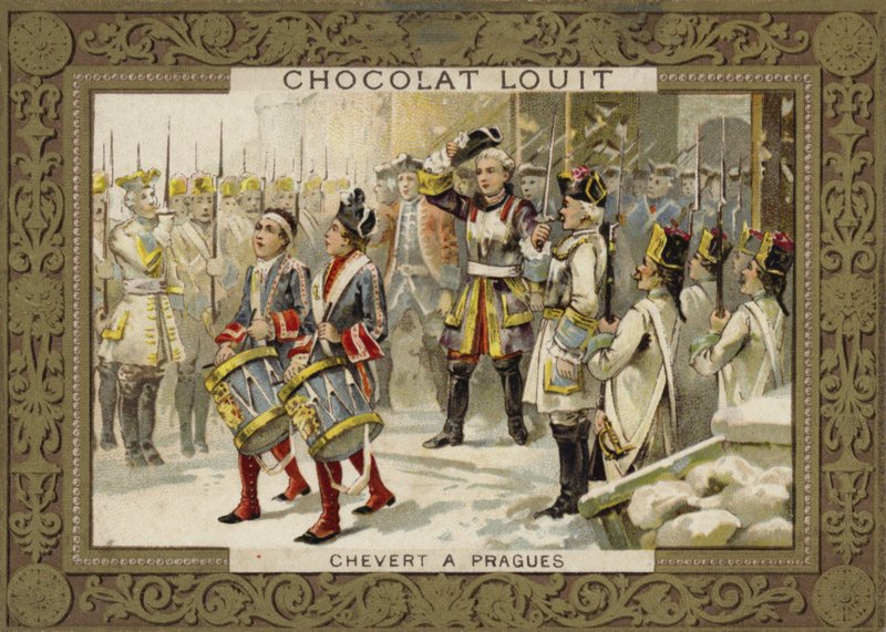 Francois de Chevert at the Siege of Prague, 1741 by French School