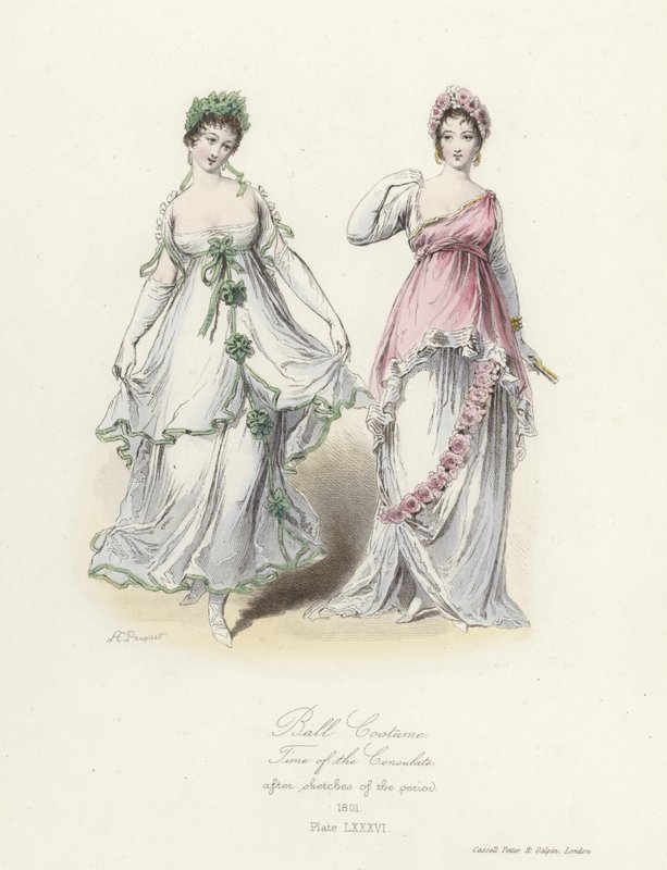 French Ball Costume, Time of the Consulate by French School