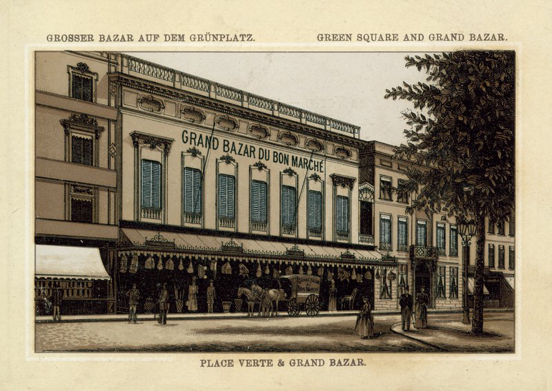 Grand Bazar du Grand Marche, Place Verte, Antwerp by French School