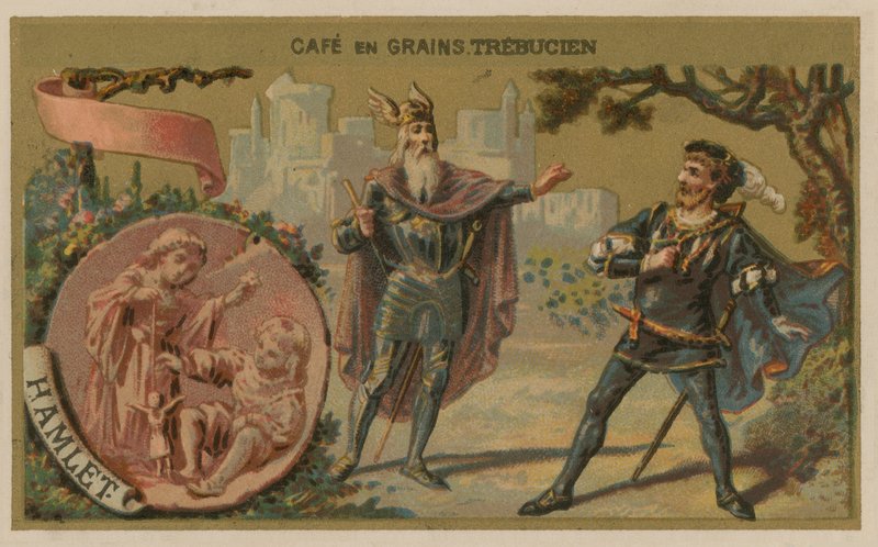 Hamlet - Illustration of scene from William Shakespeare