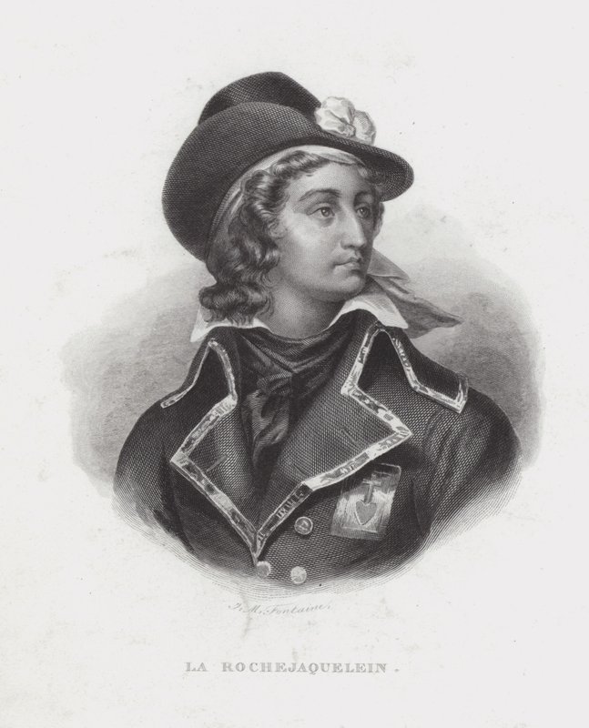 Henri de la Rochejaquelein, French Royalist General of the Vendee Revolt by French School