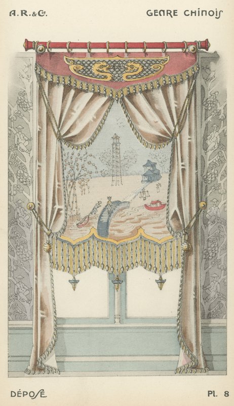 Illustration from interior design product catalogue from A R & Cie, France by French School