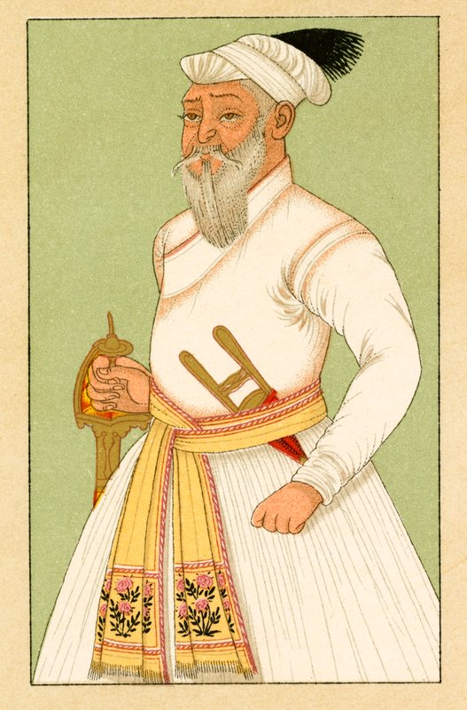 India costume by French School
