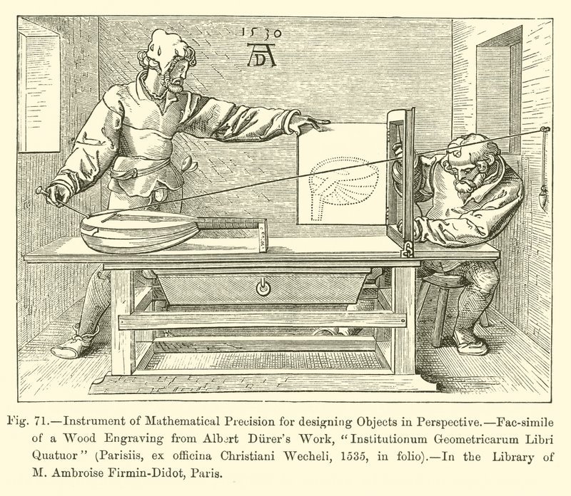 Instrument of Mathematical Precision for designing Objects in Perspective by French School