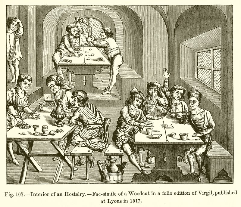 Interior of an Hostelry by French School