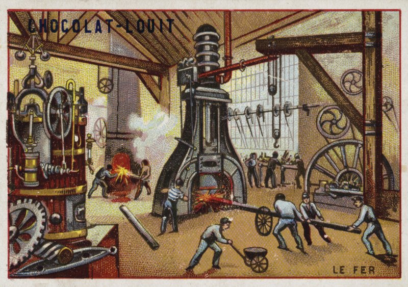 Iron manufacturing by French School