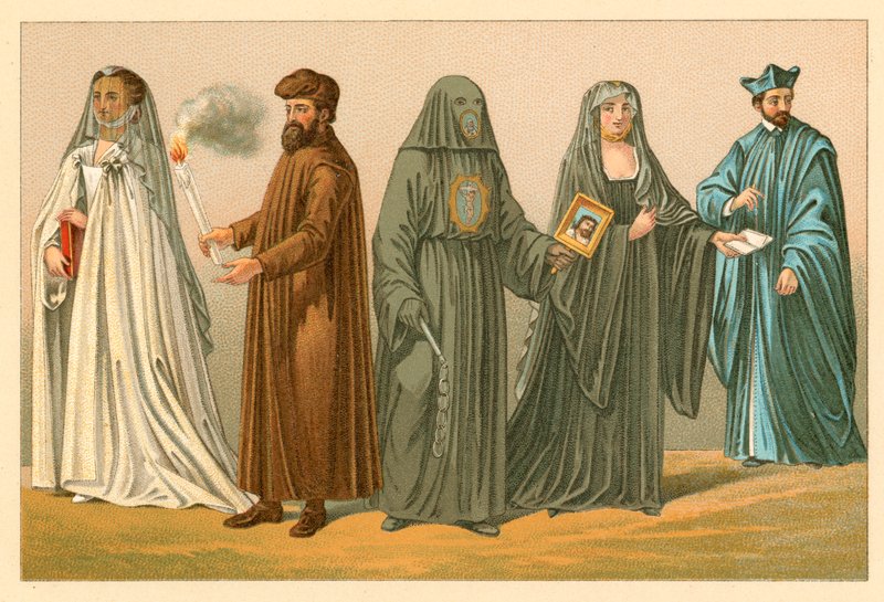 Italy costume by French School