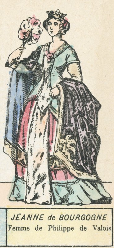 Jeanne of Burgundy, Wife of Philip of Valois by French School