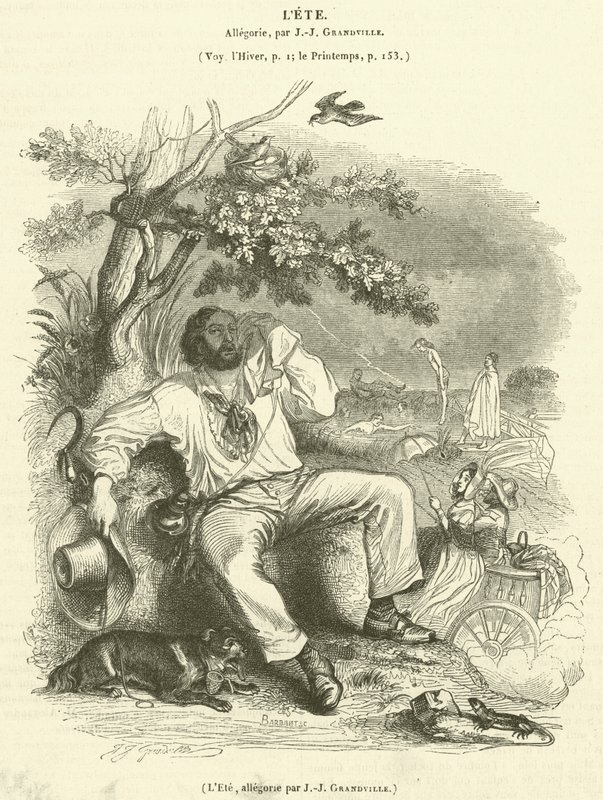 Summer, allegory by French School