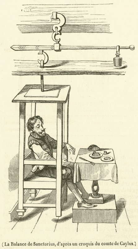 The Balance of Sanctorius by French School