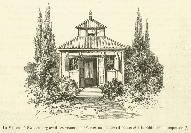 House Where Swedenborg Had His Visions by French School