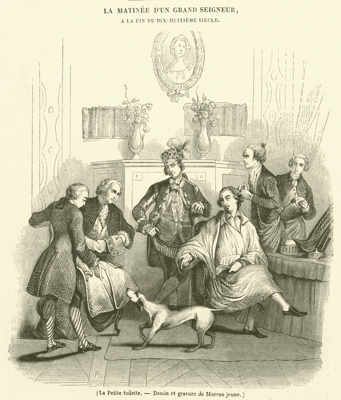 The Little Toilet (engraving) by French School