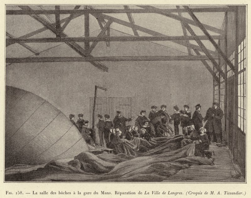 The Room of the Baches at the Le Mans Station, Repair of La Ville de Langres by French School