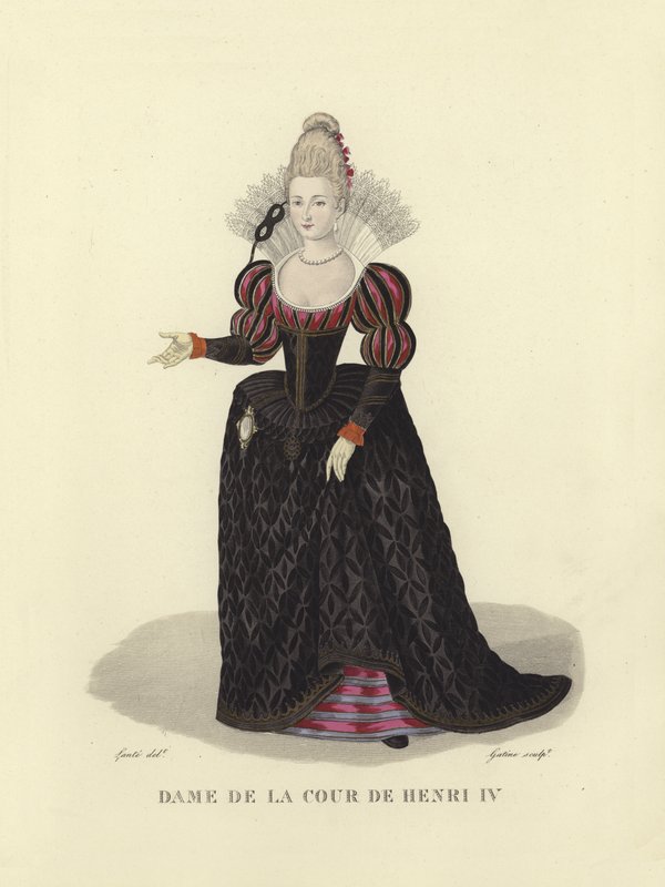 Lady of the court of Henry IV of France by French School