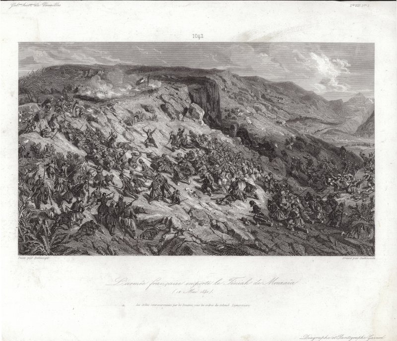 The French Army Takes the Teniah of Mouzaia by French School