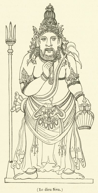 The God Shiva by French School