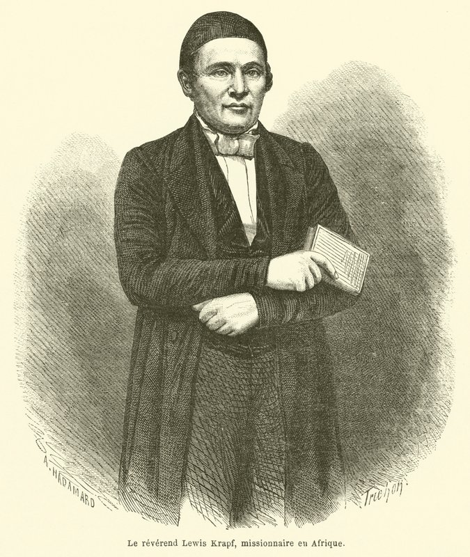 Reverend Lewis Krapf, Missionary in Africa by French School