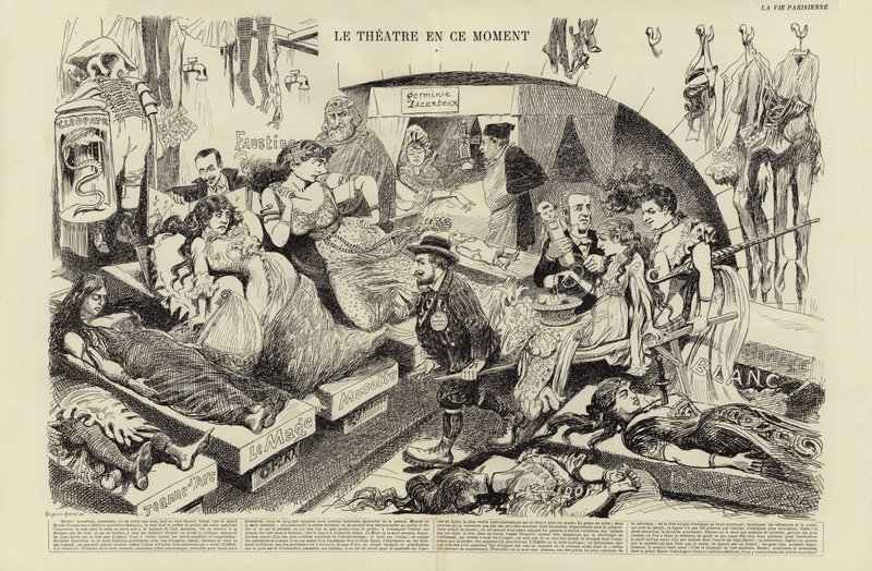 Theatre at this moment by French School