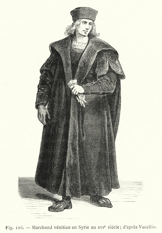 Venetian Merchant in Syria in the 16th Century; After Vecellio by French School
