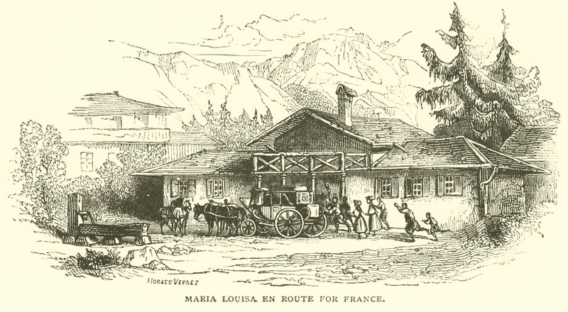 Maria Louisa en route for France by French School