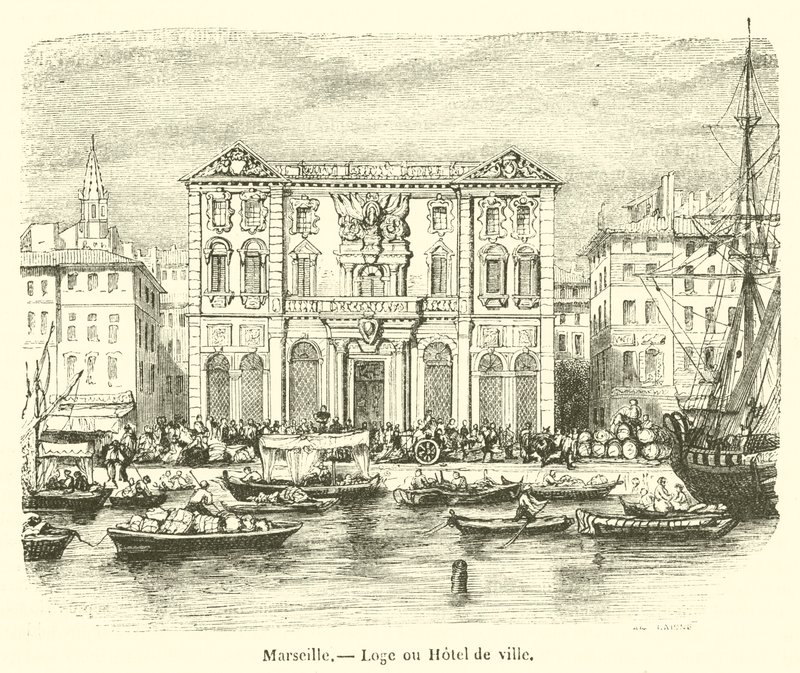 Marseille, Loge or City Hall by French School