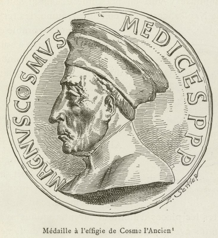 Medal with the Effigy of Cosimo the Elder by French School