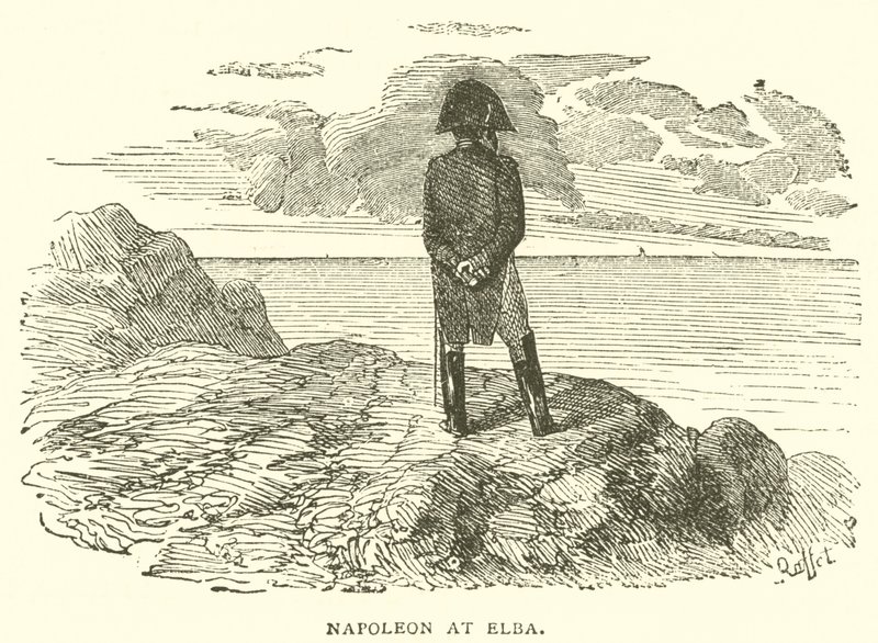 Napoleon at Elba by French School
