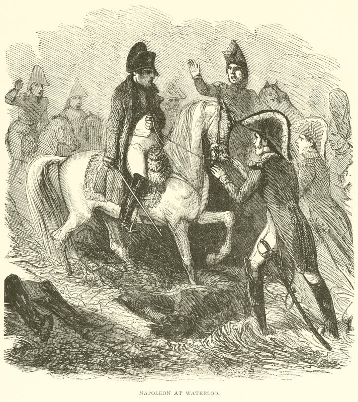 Napoleon at Waterloo by French School