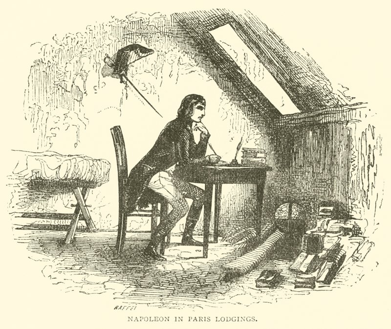 Napoleon in Paris Lodgings by French School