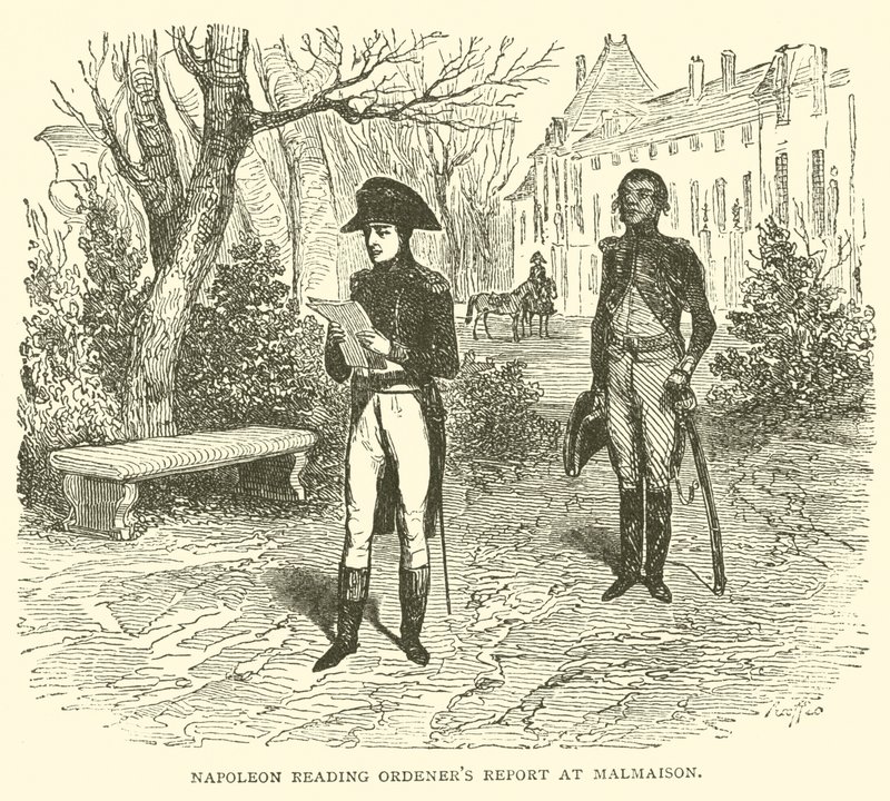 Napoleon reading ordener