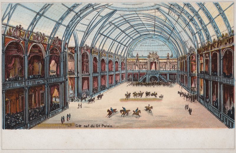 Nave of the Grand Palais, Exposition Universelle, Paris by French School