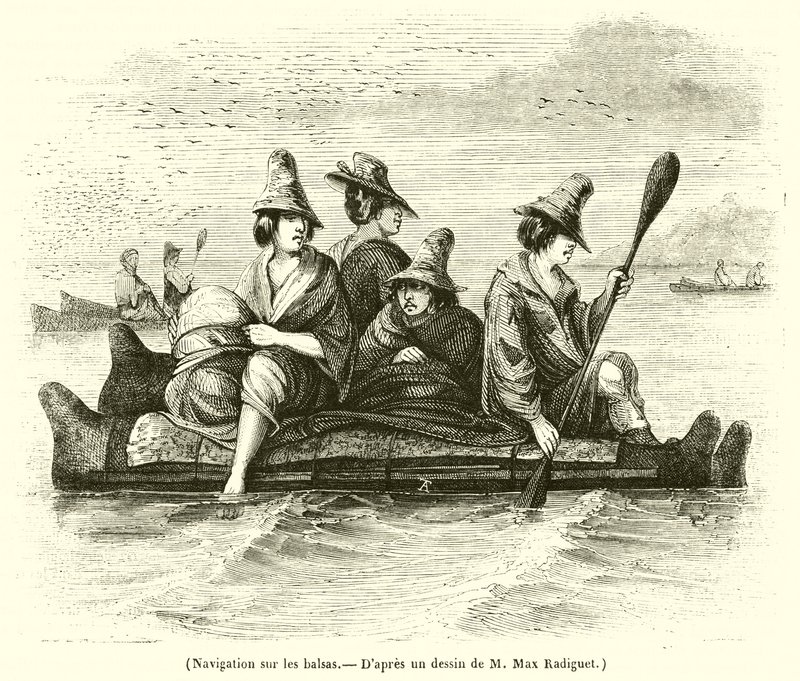 Navigation on the Balsas by French School