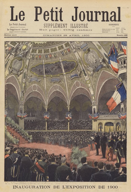 Opening of the Exposition Universelle of 1900 in Paris by French School