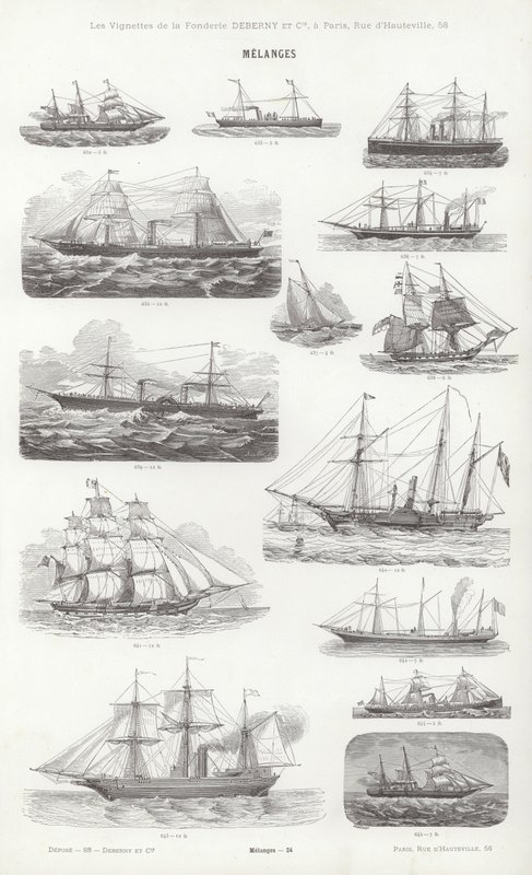 Page from Vignettes Typographiques by French School