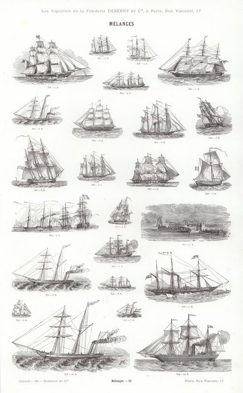 Page from Vignettes Typographiques by French School